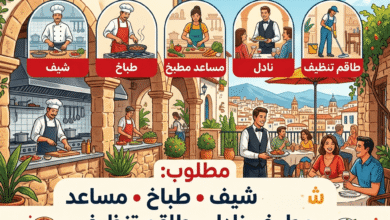وظائف في مطاعم إسبانيا 2026: مطلوب شيف وطباخ ومساعد مطبخ ونادل وطاقم تنظيف