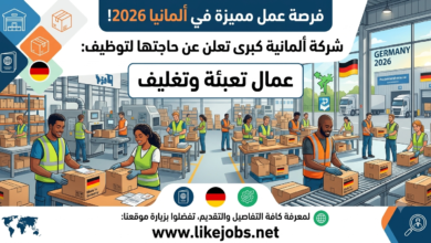 فرصة عمل في ألمانيا 2026.. شركة ألمانية تعلن توظيف عمال تعبئة وتغليف