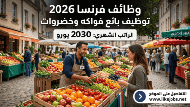 وظائف فرنسا 2026: توظيف بائع فواكه وخضراوات براتب شهري 2030 يورو