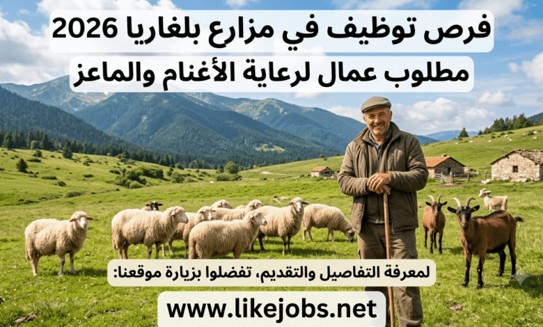 توظيف عمال في مزارع بلغاريا 2026 لرعاية الأغنام والماعز