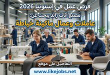 وظائف في إستونيا 2026: مصنع أثاث يبحث عن عاملات وعمال ماكينة خياطة