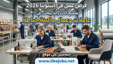 وظائف في إستونيا 2026: مصنع أثاث يبحث عن عاملات وعمال ماكينة خياطة