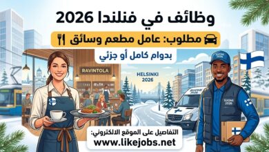 وظائف في فنلندا 2026: مطلوب عامل مطعم وسائق بدوام كامل أو جزئي