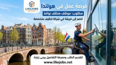 فرصة عمل في هولندا: مطلوب منظف نوافذ لدى شركة متخصصة