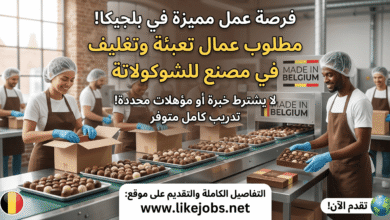 فرصة عمل في بلجيكا: مطلوب عمال تعبئة وتغليف في مصنع للشوكولاتة