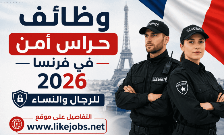 وظائف حراس أمن في فرنسا 2026 للرجال والنساء