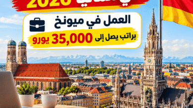 وظيفة دائمة في ألمانيا 2026: العمل في ميونخ براتب يصل إلى 35,000 يورو