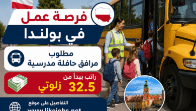 فرصة عمل في بولندا: مطلوب مرافق حافلة مدرسية براتب يبدأ من 32.5 زلوتي