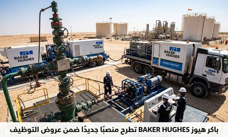 باكر هيوز BAKER HUGHES تطرح منصبًا جديدًا ضمن عروض التوظيف