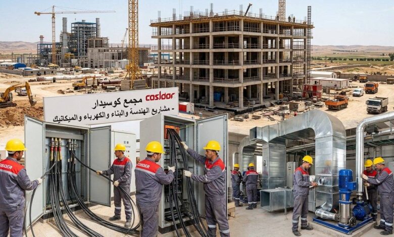 عروض توظيف كوسيدار 2026: مناصب في البناء والهندسة والكهرباء والميكانيكي