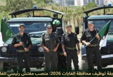 مسابقة توظيف محافظة الغابات 2026: منصب مفتش رئيسي للغابات
