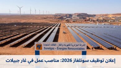توظيف سونلغاز 2026: مناصب عمل في غار جبيلات